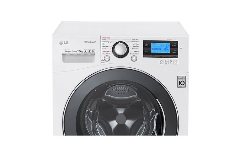 LG 12kg Yıkama "A+++(-55%)", 1400 Devir, Beyaz, TrueSteam™ Buhar, Anti-Alerjik, TurboWash™, FH495BDSK2