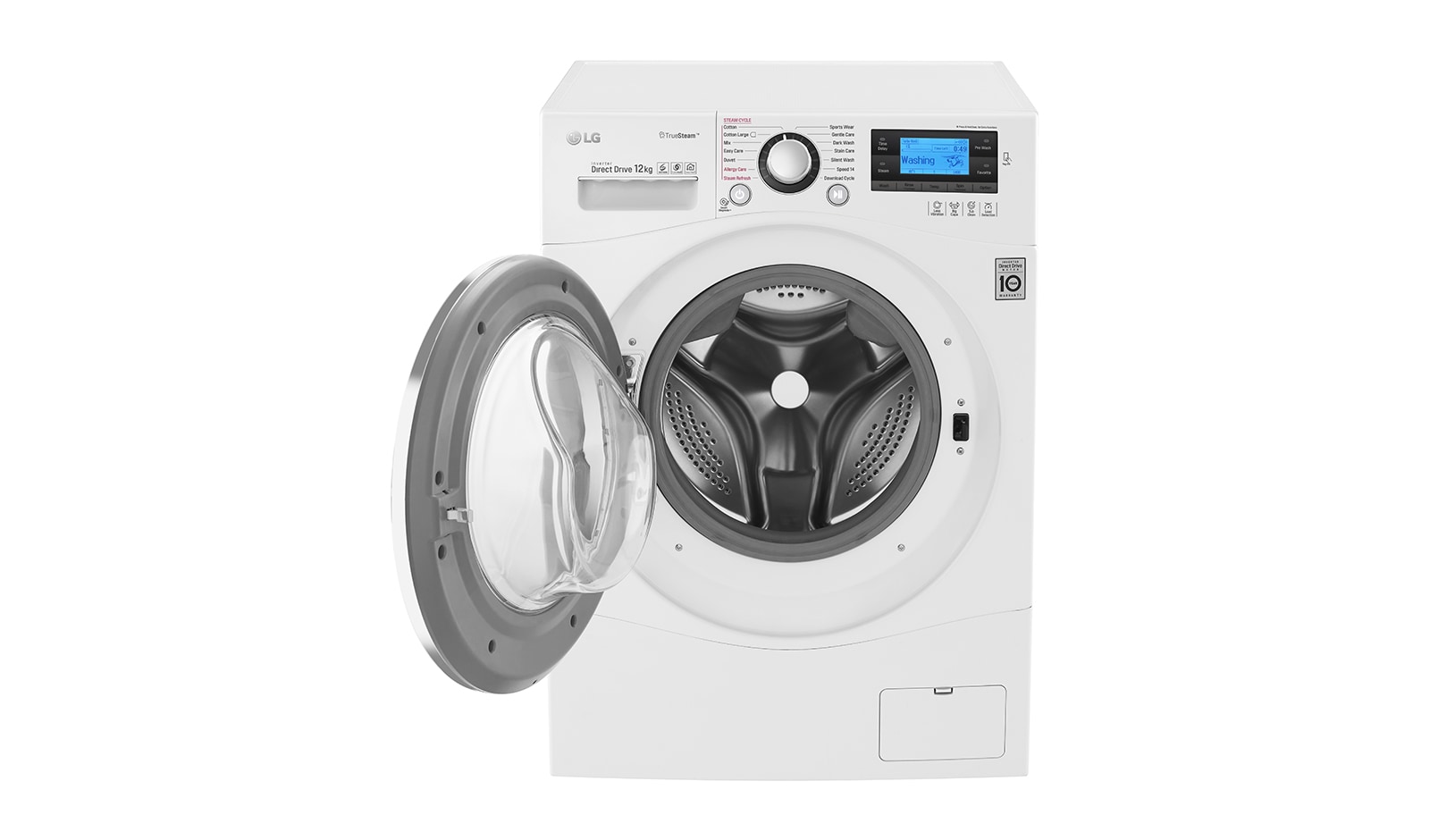 LG 12kg Yıkama "A+++(-55%)", 1400 Devir, Beyaz, TrueSteam™ Buhar, Anti-Alerjik, TurboWash™, FH495BDSK2