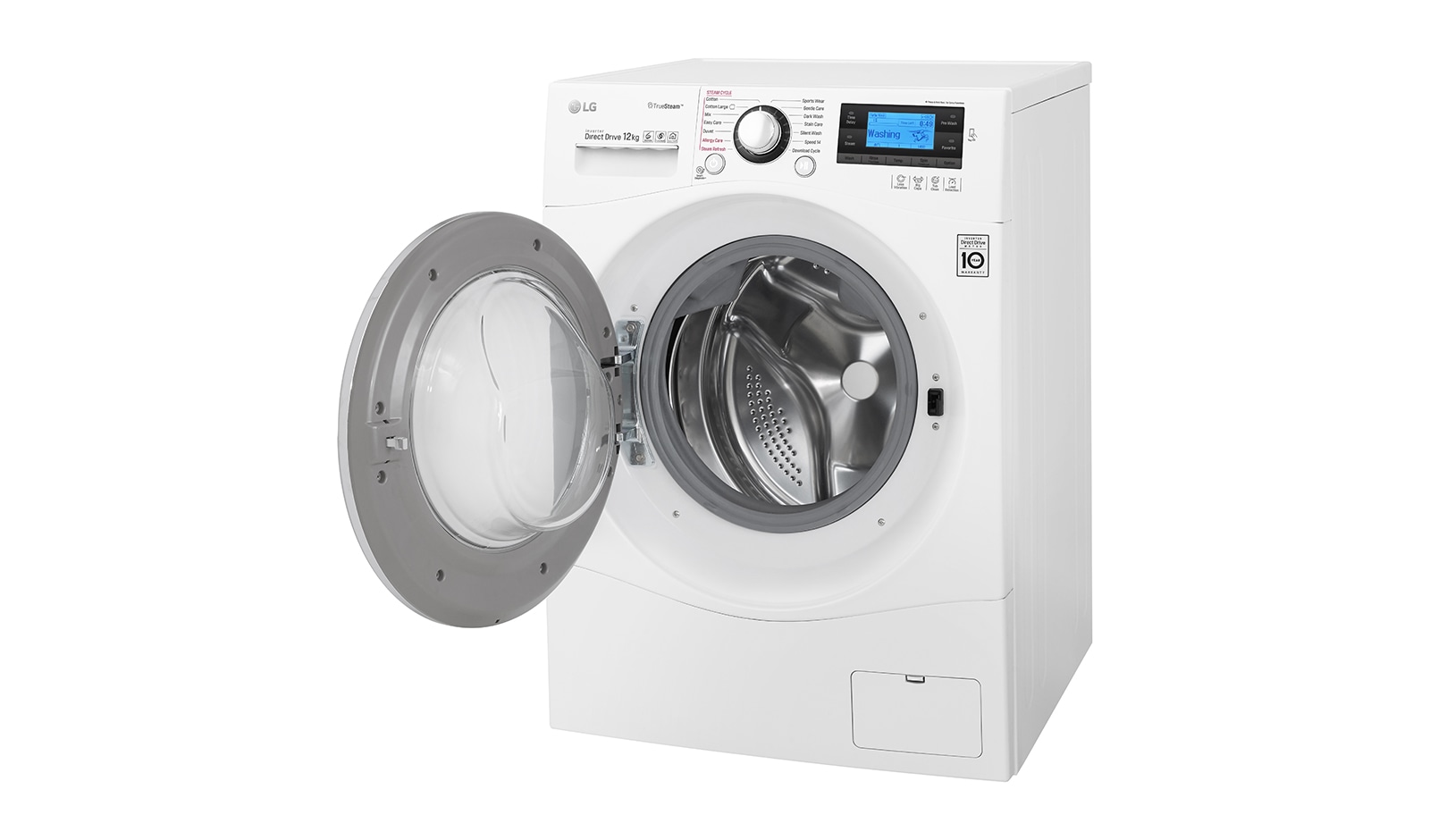 LG 12kg Yıkama "A+++(-55%)", 1400 Devir, Beyaz, TrueSteam™ Buhar, Anti-Alerjik, TurboWash™, FH495BDSK2