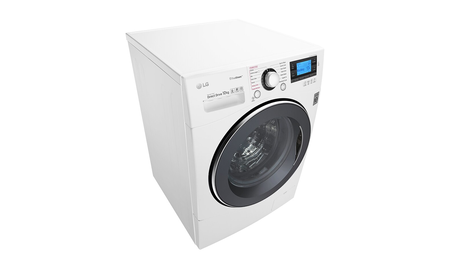LG 12kg Yıkama "A+++(-55%)", 1400 Devir, Beyaz, TrueSteam™ Buhar, Anti-Alerjik, TurboWash™, FH495BDSK2
