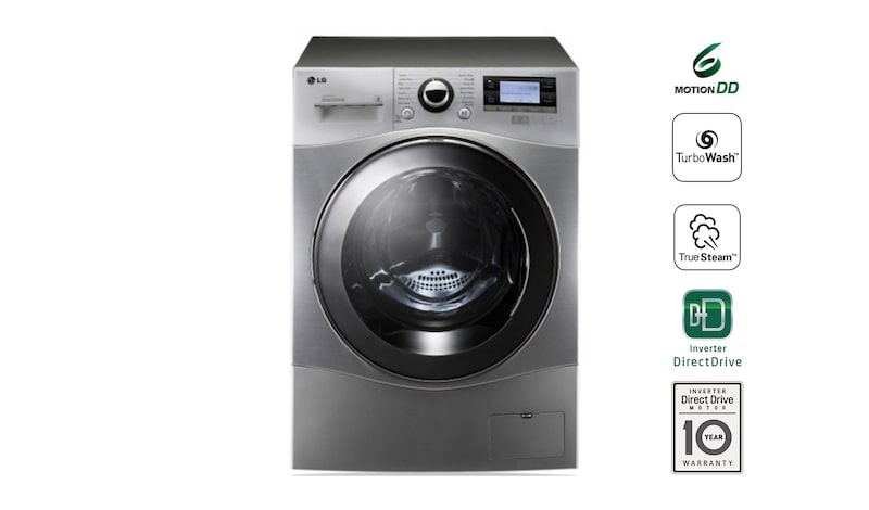 LG 12kg Yıkama "A+++(-55%)", 1400 Devir, Metalik, TrueSteam™ Buhar, Anti-Alerjik, TurboWash™, FH495BDSK6