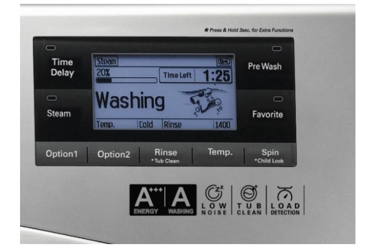 LG 12kg Yıkama "A+++(-55%)", 1400 Devir, Metalik, TrueSteam™ Buhar, Anti-Alerjik, TurboWash™, FH495BDSK6