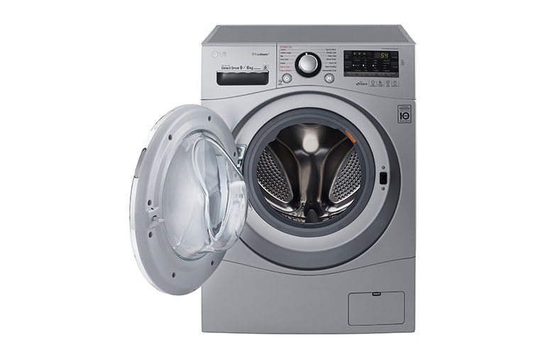 LG 9kg Yıkama "A+++", 6kg Kurutma "A", 1400 Devir, Metalik, TrueSteam™ Buhar, Anti-Alerjik, FH4A8FDHK4N