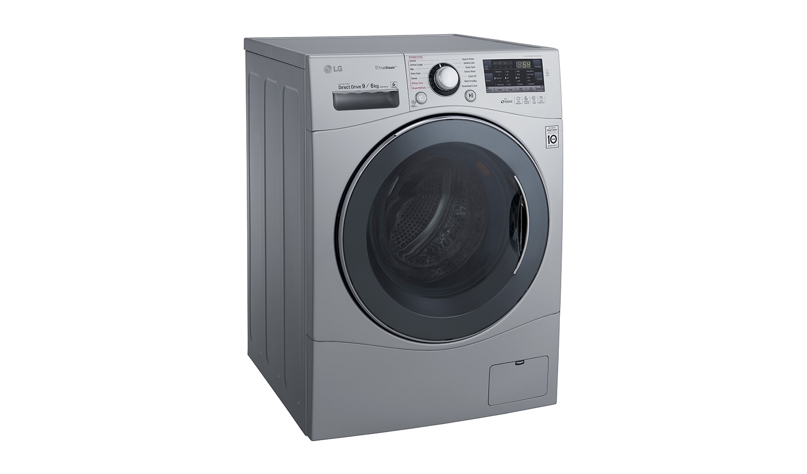 LG 9kg Yıkama "A+++", 6kg Kurutma "A", 1400 Devir, Metalik, TrueSteam™ Buhar, Anti-Alerjik, FH4A8FDHK4N