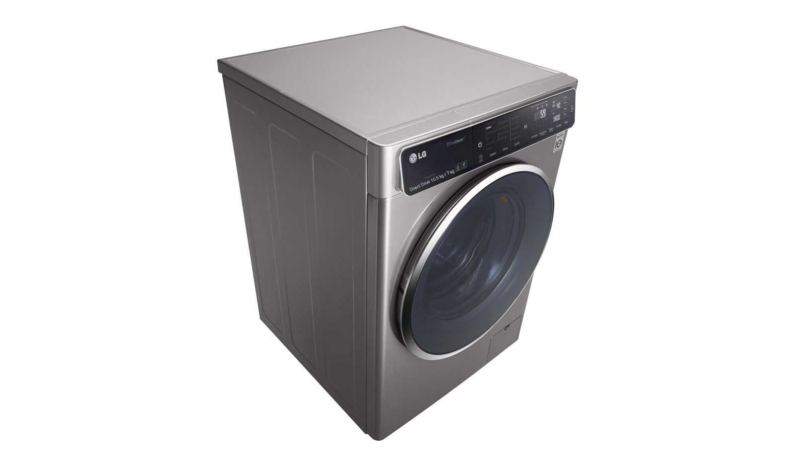 LG 10.5kg Yıkama "A+++ (- 40%)", 7kg Kurutma "A", 1400 Devir, Metalik, TrueSteam™ Buhar, Anti-Alerjik, FH4U1JBHK6N