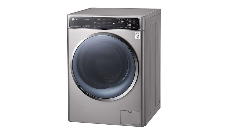 LG 10.5kg Yıkama "A+++ (- 40%)", 7kg Kurutma "A", 1400 Devir, Metalik, TrueSteam™ Buhar, Anti-Alerjik, FH4U1JBHK6N