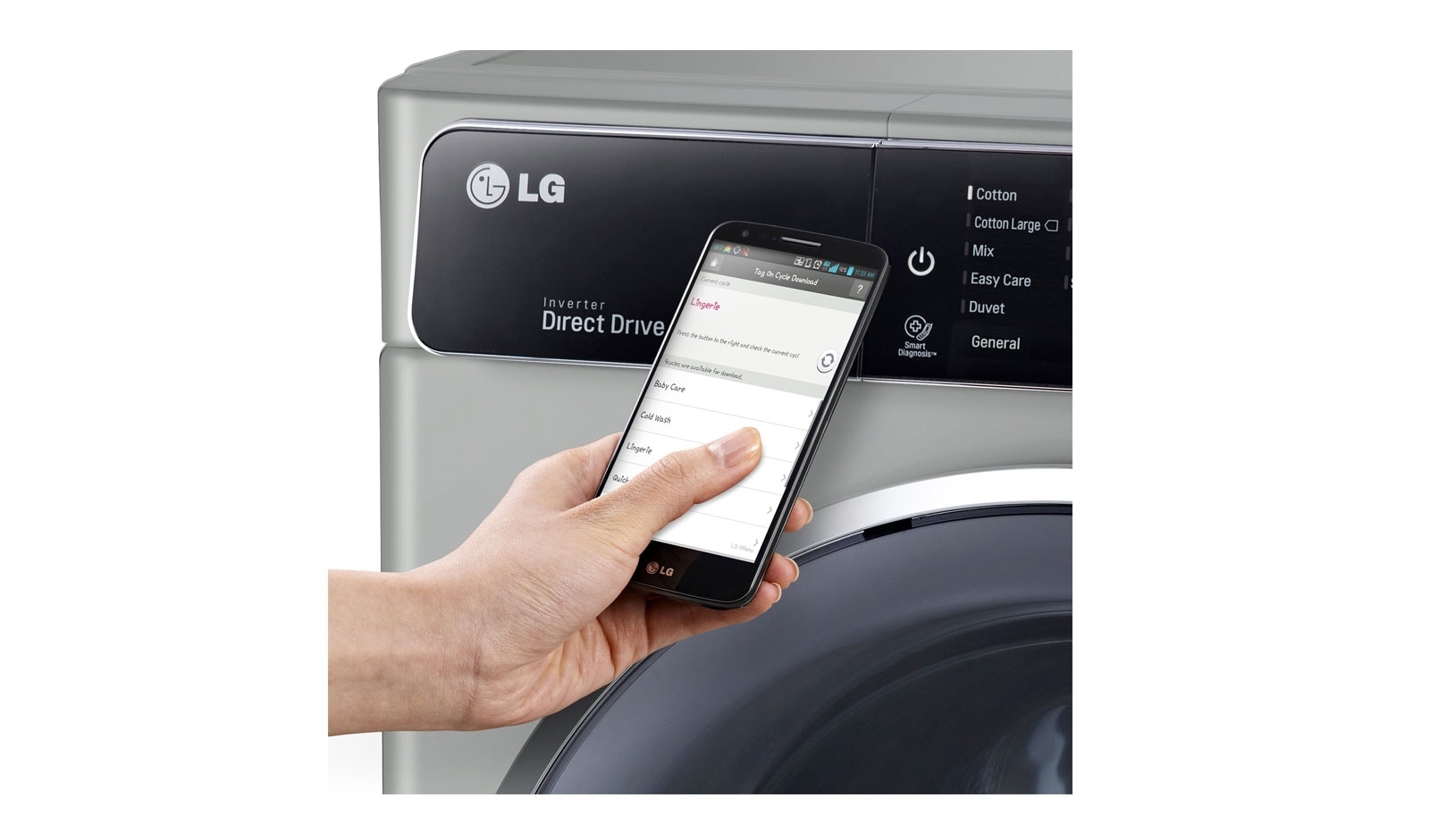 LG 10.5kg Yıkama "A+++ (- 40%)", 7kg Kurutma "A", 1400 Devir, Metalik, TrueSteam™ Buhar, Anti-Alerjik, FH4U1JBHK6N