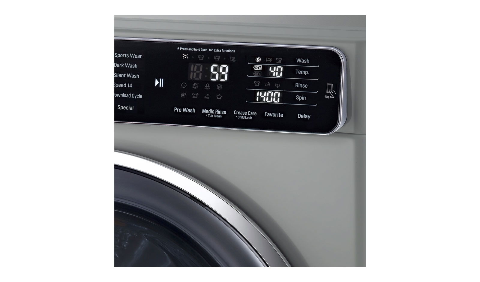 LG 10.5kg Yıkama "A+++ (- 40%)", 7kg Kurutma "A", 1400 Devir, Metalik, TrueSteam™ Buhar, Anti-Alerjik, FH4U1JBHK6N