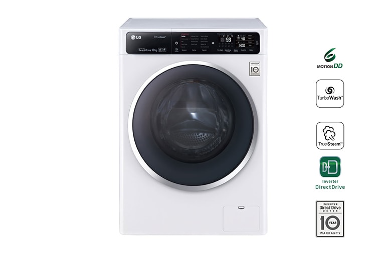 10kg Yıkama &#34;A&#43;&#43;&#43;(-40%)&#34;, 1400 Devir, Beyaz, TrueSteam™ Buhar, Anti-Alerjik, TurboWash™ FH4U1JBSK2 için önden görünüm