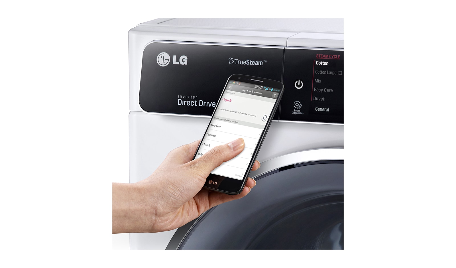 LG 10kg Yıkama "A+++(-40%)", 1400 Devir, Beyaz, TrueSteam™ Buhar, Anti-Alerjik, TurboWash™, FH4U1JBSK2