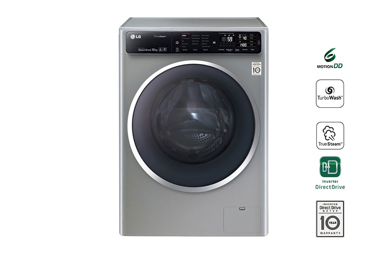 10kg Yıkama &#34;A&#43;&#43;&#43;(-40%)&#34;, 1400 Devir, Metalik, TrueSteam™ Buhar, Anti-Alerjik, TurboWash™ FH4U1JBSK6 için önden görünüm