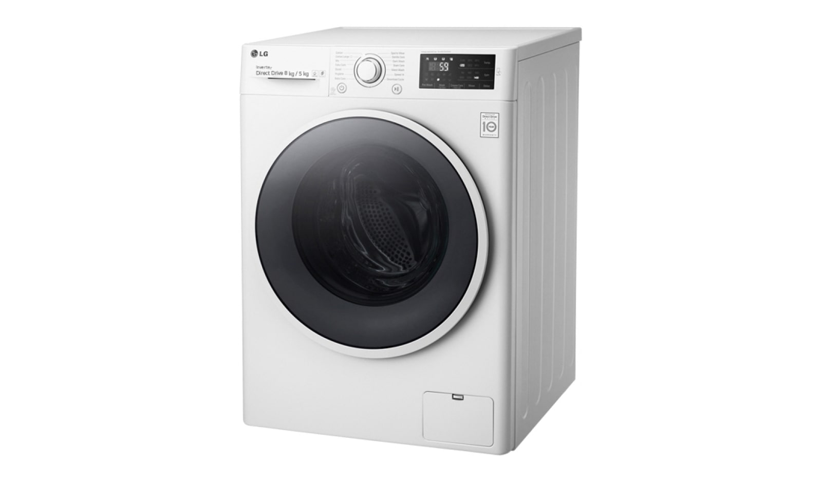 LG 8kg Yıkama "A+++(-40%)", 5kg Kurutma "A", 1400 Devir, Beyaz, HybridSteam™ Buhar, Anti-Alerjik, FH4U2TDHP1N