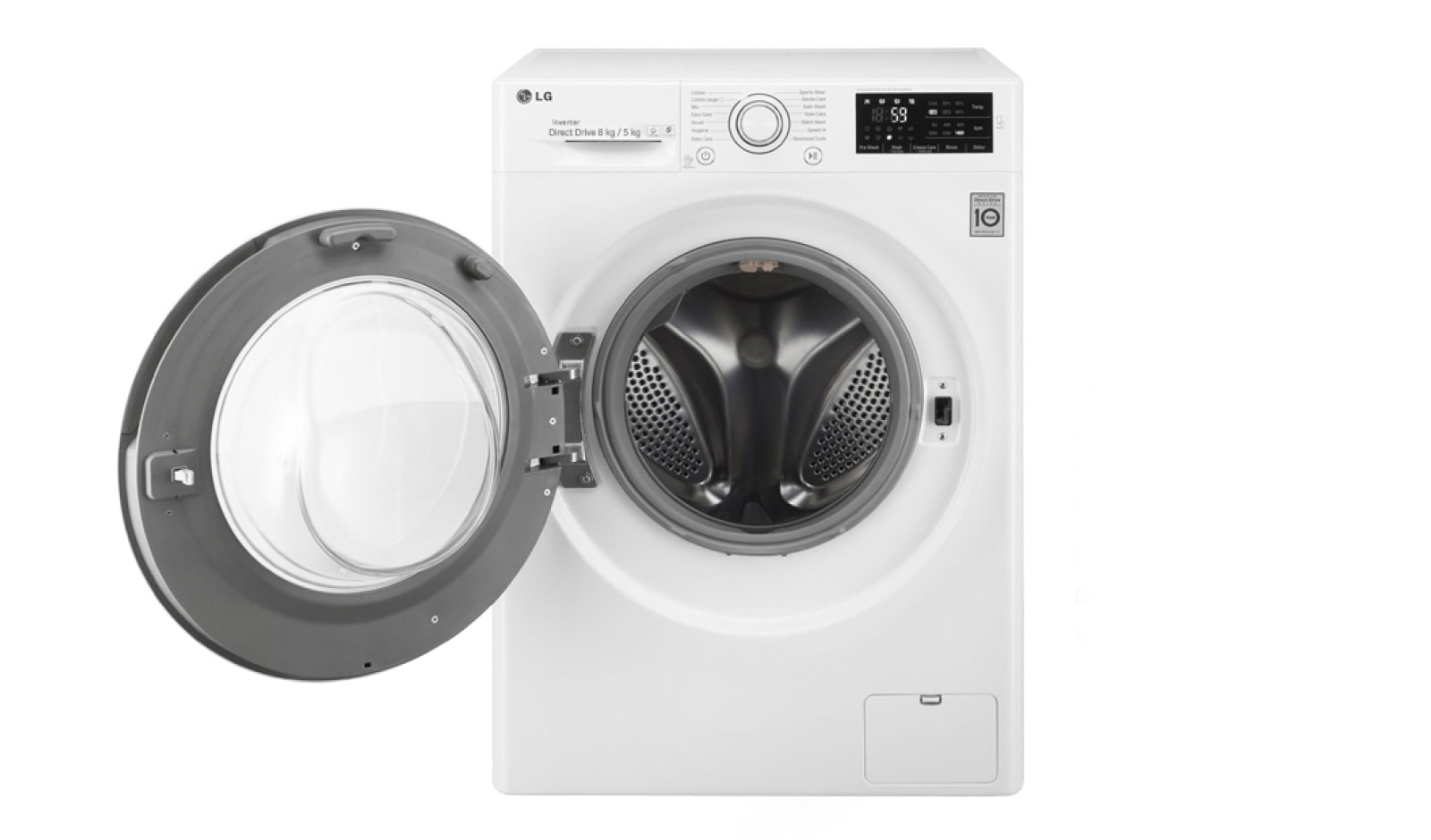 LG 8kg Yıkama "A+++(-40%)", 5kg Kurutma "A", 1400 Devir, Beyaz, HybridSteam™ Buhar, Anti-Alerjik, FH4U2TDHP1N