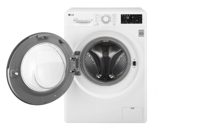 LG 8kg Yıkama "A+++(-40%)", 5kg Kurutma "A", 1400 Devir, Beyaz, HybridSteam™ Buhar, Anti-Alerjik, FH4U2TDHP1N