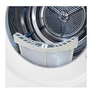 LG 9 Kg Çift İnverter Kurutucu, Kurutma sensörü, Beyaz renk, ThinQ (Wi-Fi), RC90U2AV2W