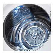 LG 9 Kg Çift İnverter Kurutucu, Kurutma sensörü, Beyaz renk, ThinQ (Wi-Fi), RC90U2AV2W