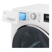 LG 9 Kg Çift İnverter Kurutucu, Kurutma sensörü, Beyaz renk, ThinQ (Wi-Fi), RC90U2AV2W