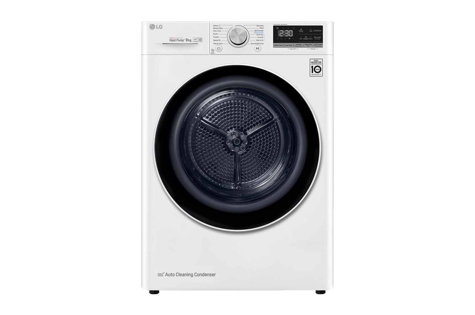 LG RC90V9AV2W 9kg önden görünüm