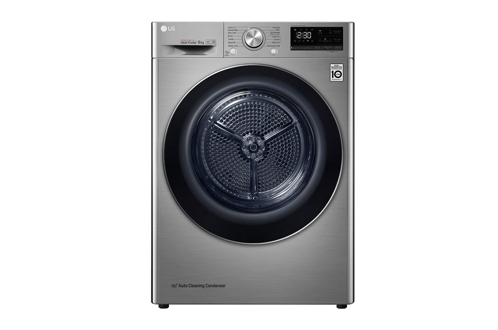 LG RC90V9EV2W 9kg önden görünüm