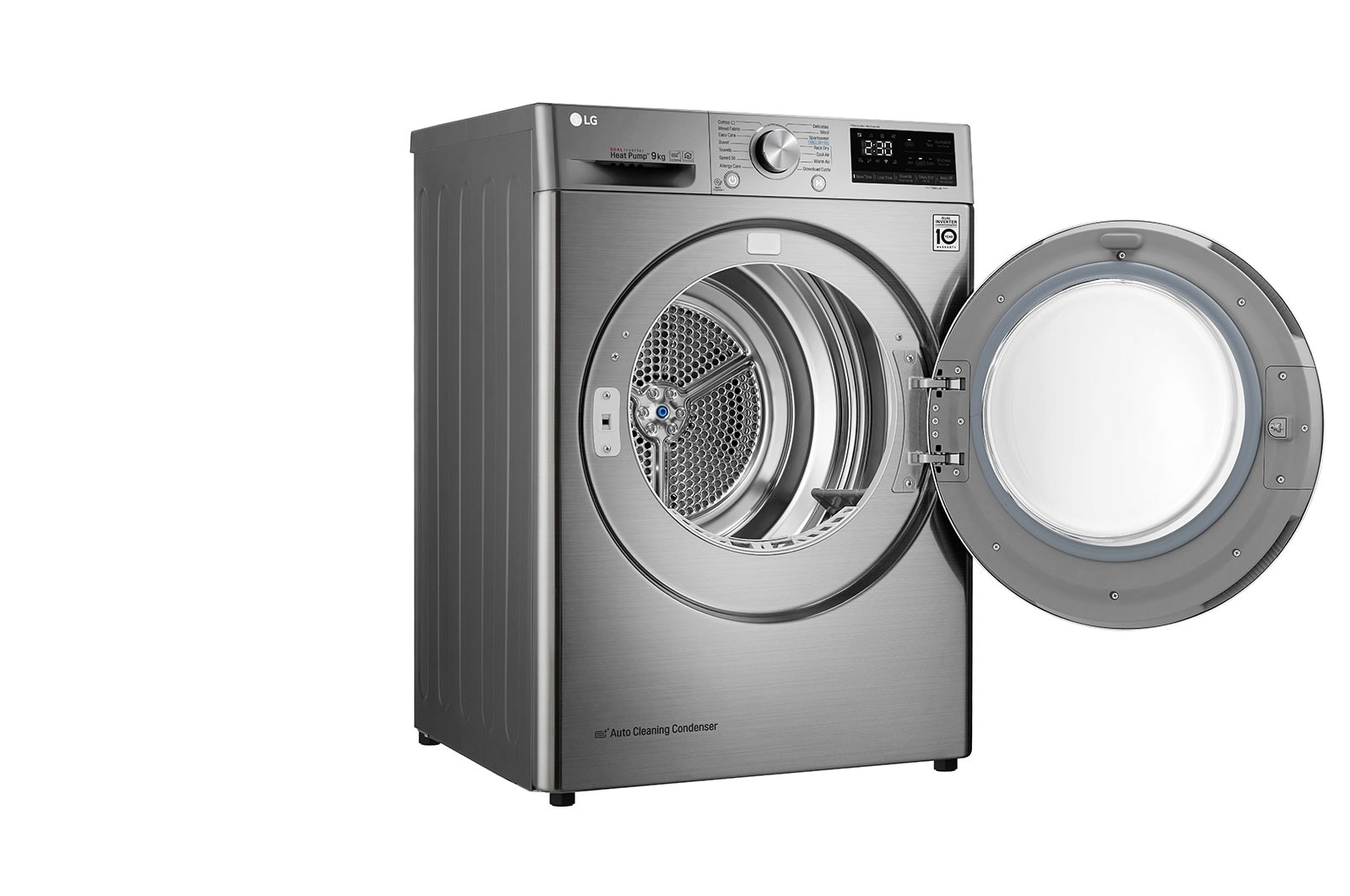 LG Kurutma Makinesi 9 Kg  Çift İnverter Kurutucu ThinQ  Wi-Fi Enerji Sınıfı  A+++(-%10) Metalik Gri, RC90V9EV2W