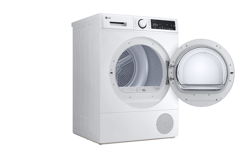 LG Kurutma Makinesi 8 Kg Isı Pompalı Kurutma Sensörü Enerji Sınıfı A++ Beyaz Renk, RH80T1AP6R