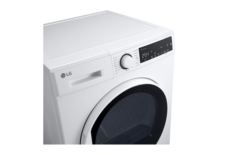 LG Kurutma Makinesi 8 Kg Isı Pompalı Kurutma Sensörü Enerji Sınıfı A++ Beyaz Renk, RH80T1AP6R