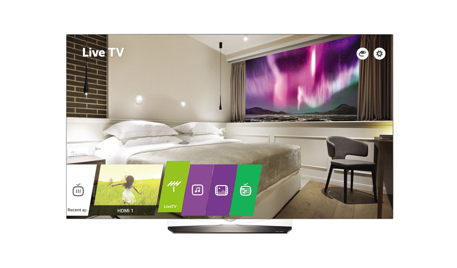 55&#34; OLED Otel TV 55EW961H için önden görünüm