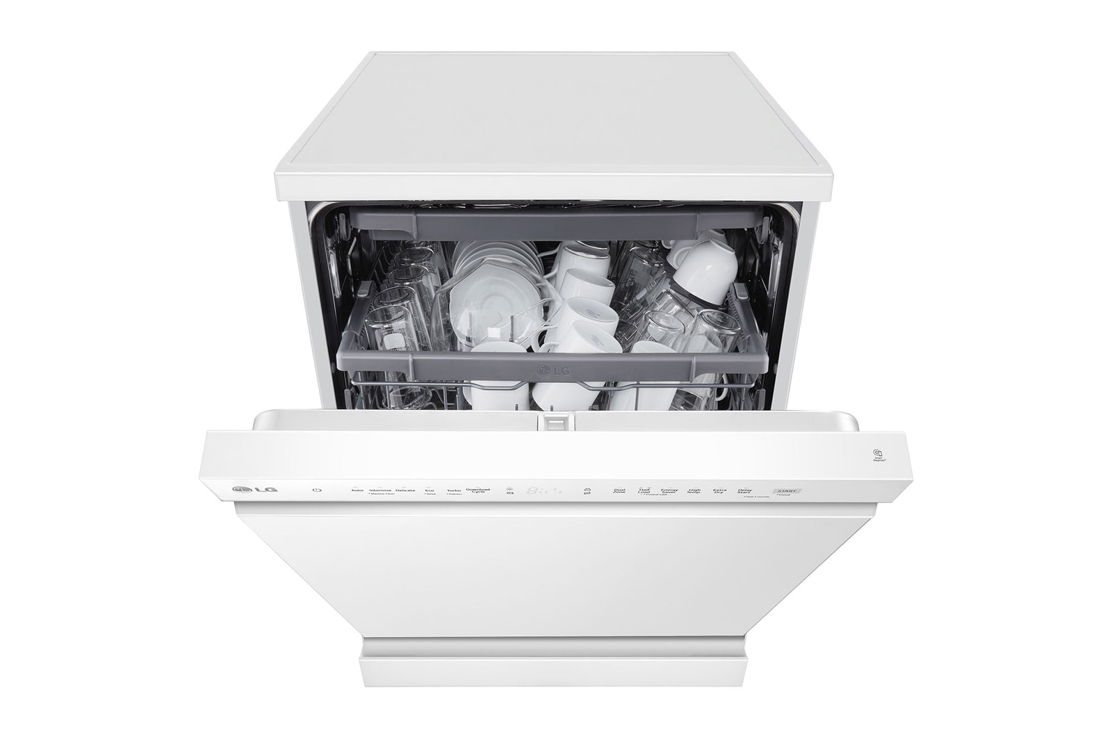 Front view With dish