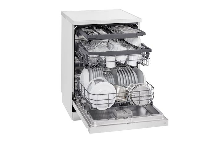 Right side view with dish