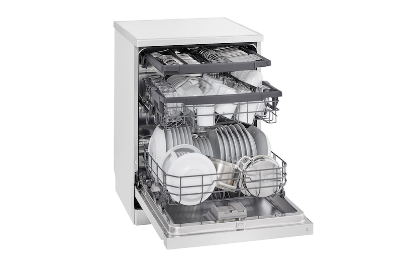 Right side view with dish