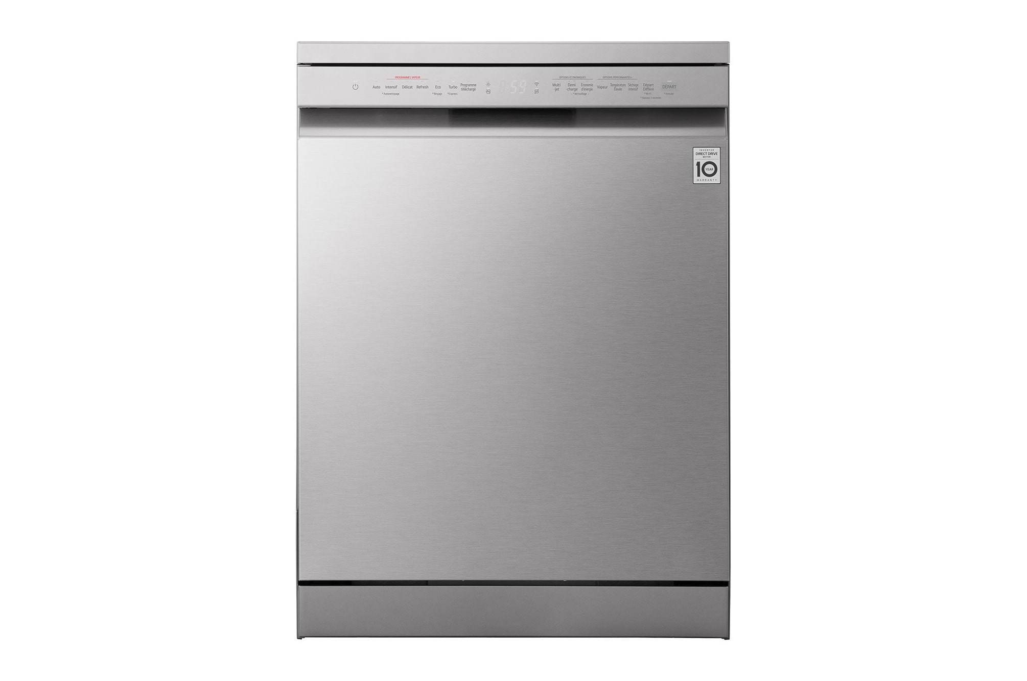 LG Bulaşık Makinesi | QuadWash™ Teknolojisi | Ayarlanabilir 3 Raflı | Parlak Gri Renk - DFC513FV görsel 5