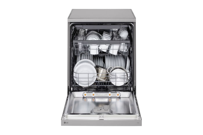 LG Front Control Smart Wi-fi Enabled Dishwasher in Prime Silver, DFC533FV