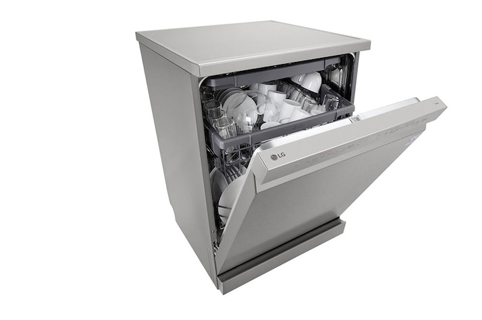 LG Front Control Smart Wi-fi Enabled Dishwasher in Prime Silver, DFC533FV