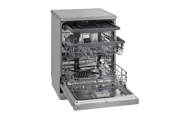 LG Front Control Smart Wi-fi Enabled Dishwasher in Prime Silver, DFC533FV