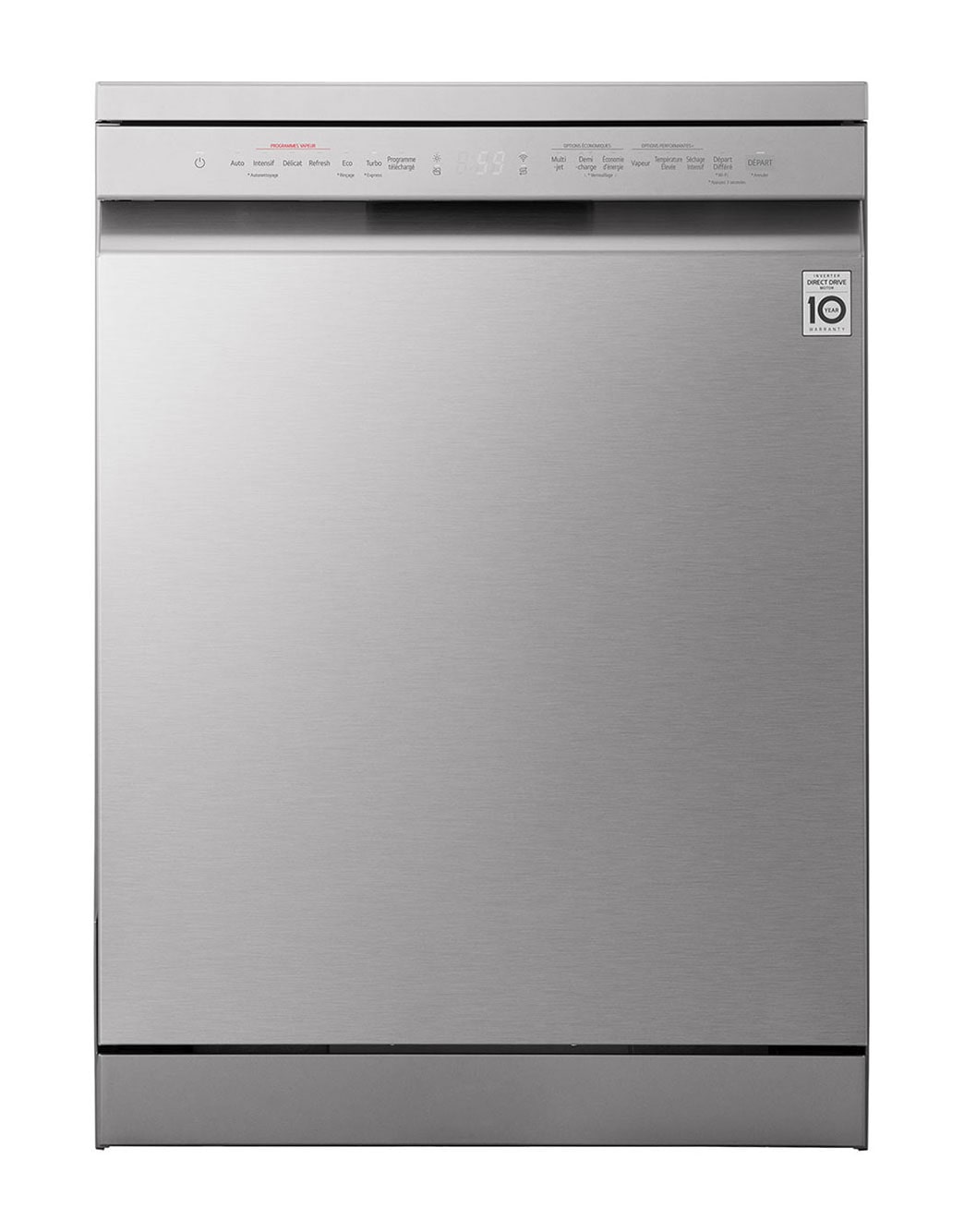 LG Bulaşık Makinesi | QuadWash™ Teknolojisi | Ayarlanabilir 3 Raflı | Parlak Gri Renk - DFC513FV görsel 3