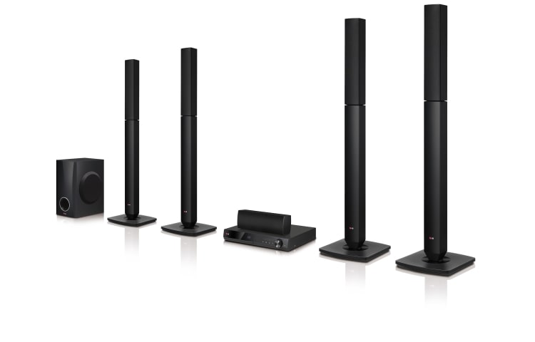 500W Ses Çıkış Gücüne Sahip,Smart TV Özellikli, LG AV Apps ve USB Playback Destekli 3D Blu-ray Ev Sinema Sistemi BH5540T için önden görünüm