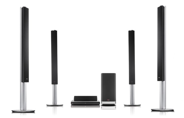 9.1 Kanallı, 1460W Ses Çıkış Gücüne Sahip, 4 Dikey Aramid Fiber Hoparlörlü 3D Blu-ray Ev Sinema Sistemini Keşfedin BH9540TW için önden görünüm