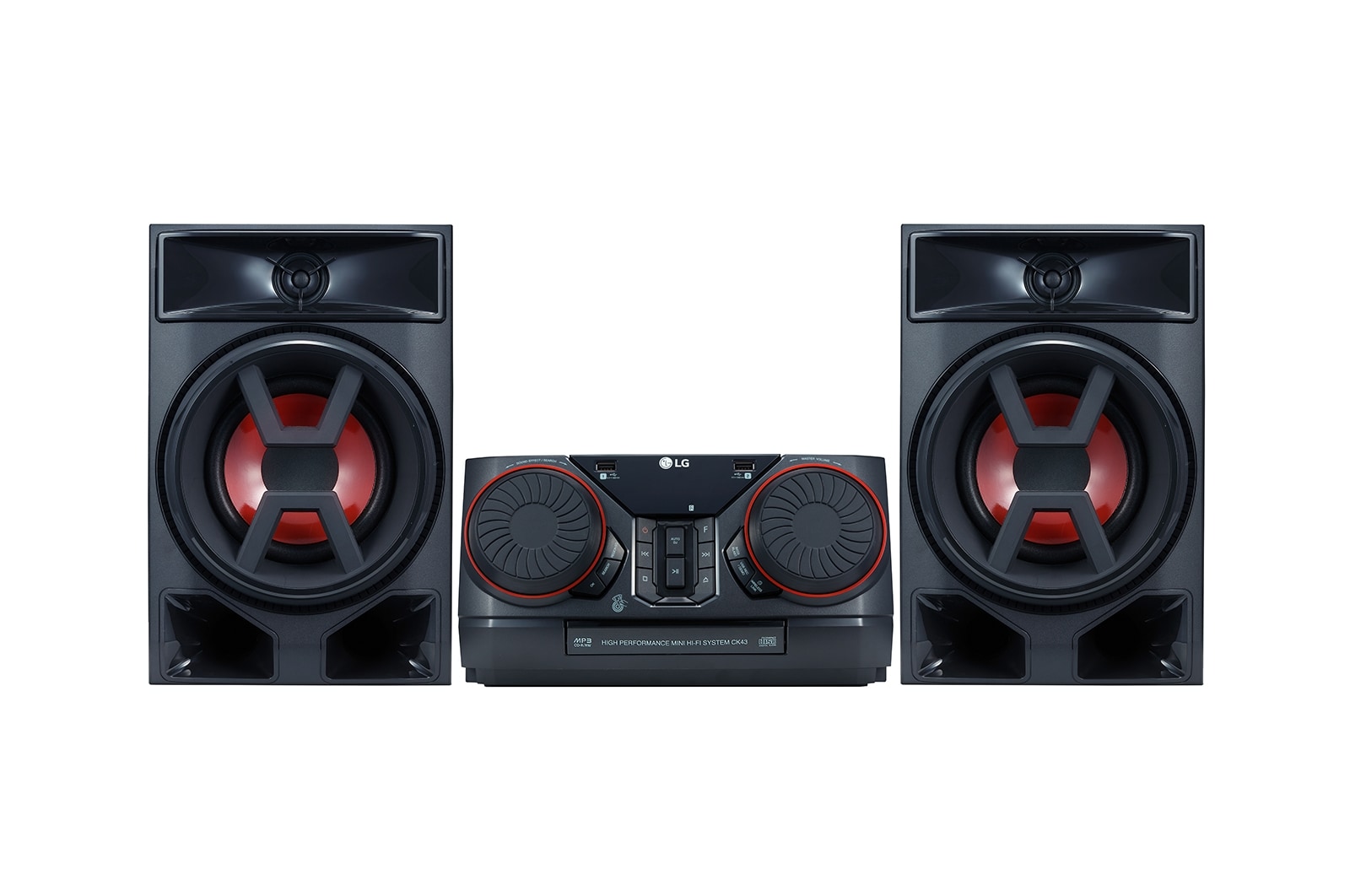 Hi-Fi Ses Sistemi X-Boom 300W Karaoke Bluetooth CK43 CK43 için önden görünüm
