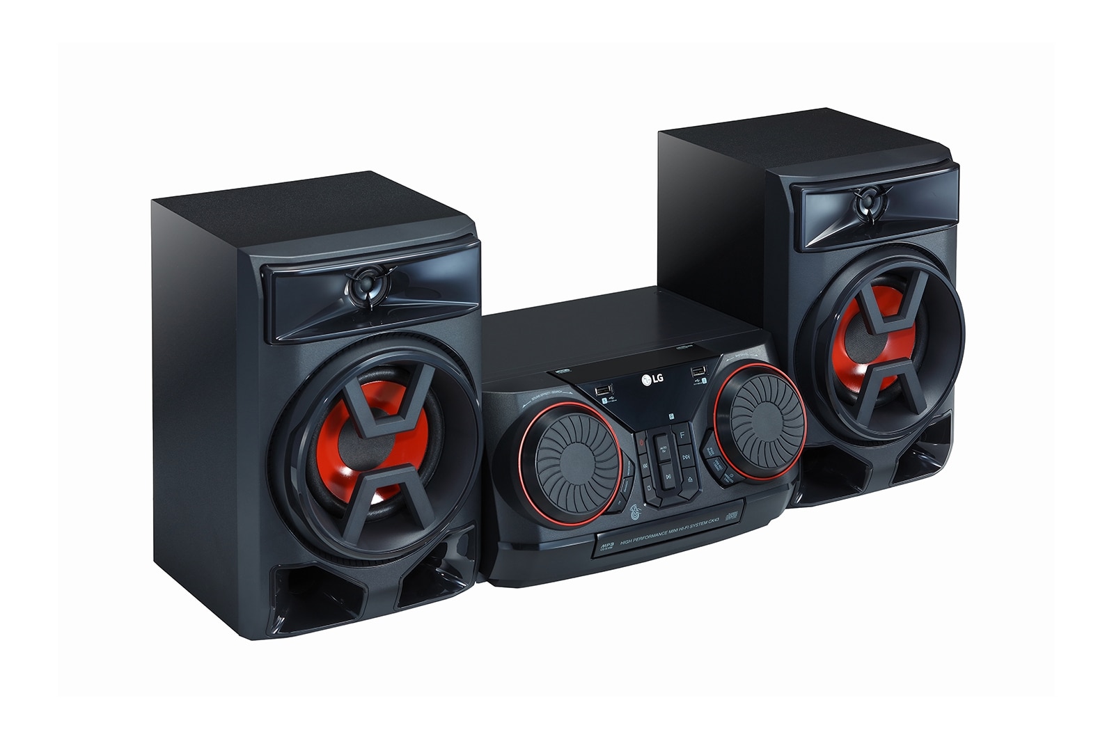 LG Hi-Fi Ses Sistemi X-Boom 300W Karaoke Bluetooth CK43, CK43