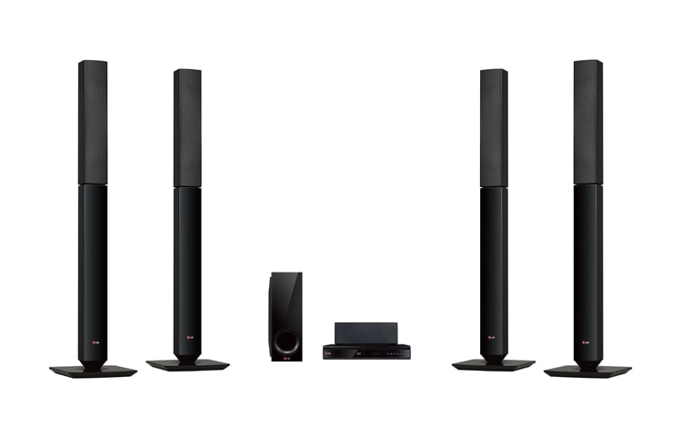 LG 1080p Full HD Up-scaling, USB Playback (DivX, Mp3), Portable In, HDMI Çıkışlı DVD Ev Sinema Sistemi, DH6530T