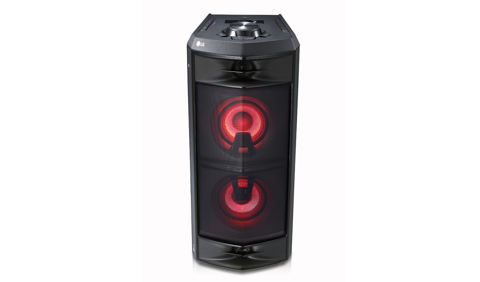 Led Işıklı 220W Bluetooth Karaoke Hoparlör XBOOM FJ5 FJ5 için önden görünüm