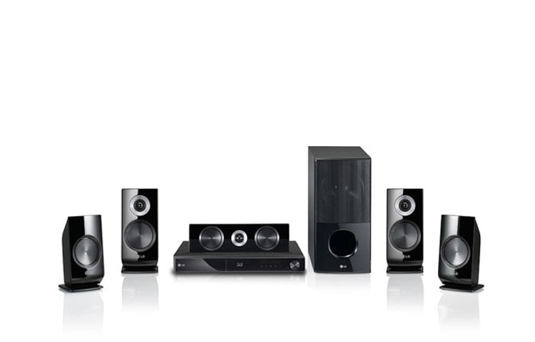 1100W 5.1 Satellite 3D Blu-ray Ev Sinema Sistemi HB906SB için önden görünüm