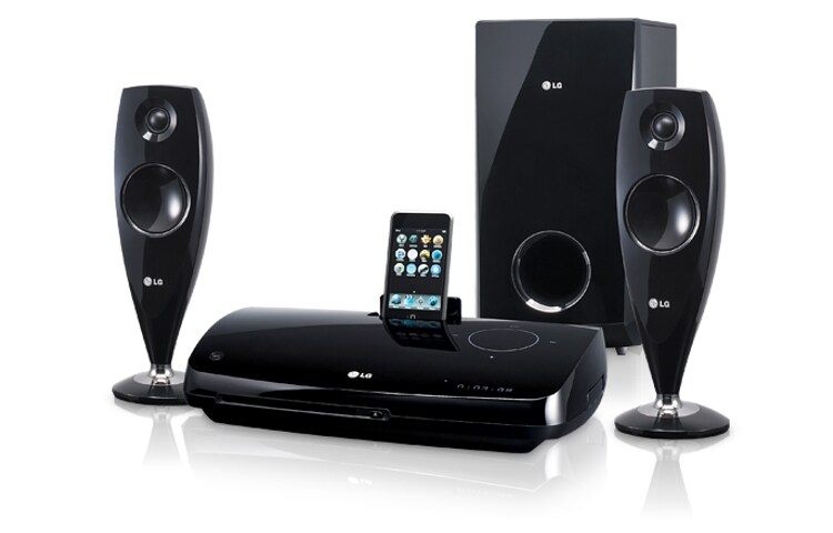 LG 2.1 iDock Bağlantılı DVD Ev Sinema Sistemi, HT33S