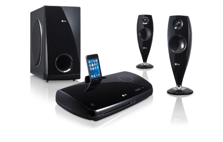 LG 2.1 iDock Bağlantılı DVD Ev Sinema Sistemi, HT33S