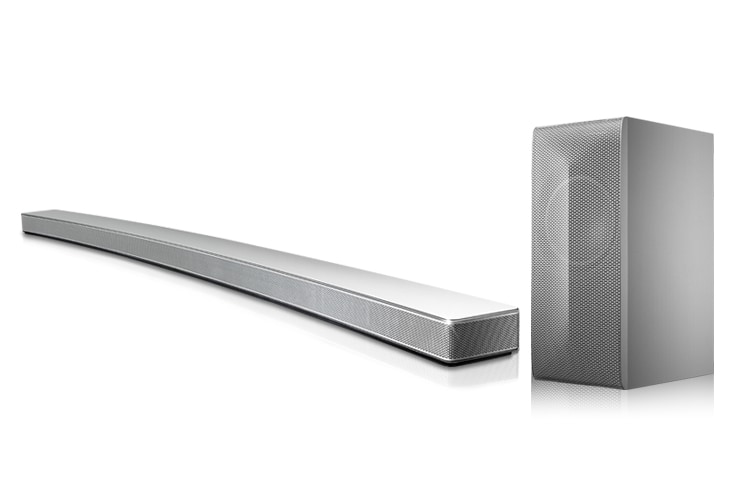LG Music Flow LAS855M Kavisli Kablosuz Soundbar LAS855M için önden görünüm