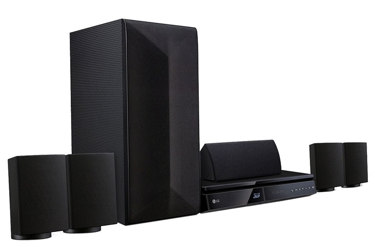 1000W RMS ve Güçlü Bas Sesiyle 3D Blu-Ray Oynatma LHB625 için önden görünüm