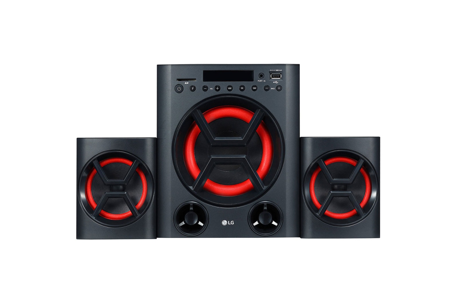 Ev Sinema Hoparlörü Bluetooth 40W Bass Blast&#43; LK72B LK72B için önden görünüm