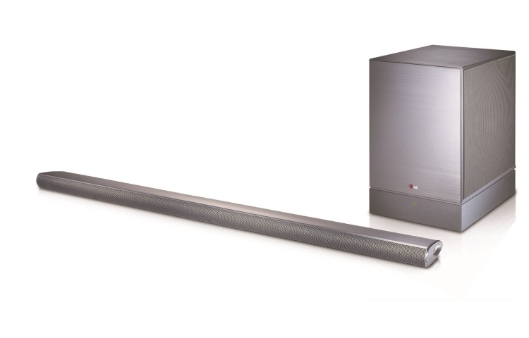 320W, 4.1 Kanal Kablosuz Subwoofer&#39;lı, Bluetooth ile Ses Akışı Sağlayan, 35mm Ultra İncelikte Soundbar Ses Sistemi NB4540 için önden görünüm