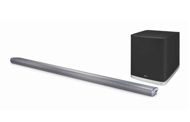 320W, 4.1 Kanal Kablosuz Subwoofer&#39;lı, Bluetooth ile Ses Akışı Sağlayan Ultra İnce Soundbar Ses Sistemi NB5540 için önden görünüm