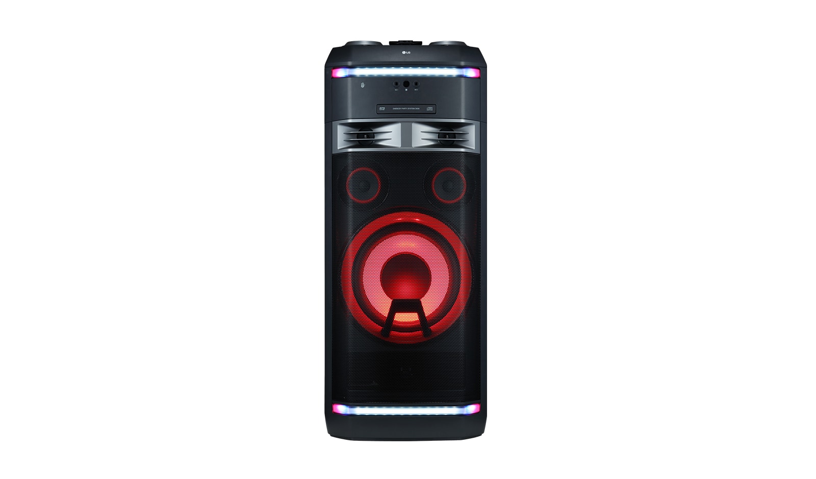 Hi-Fi Ses Sistemi X-Boom 1800W DJ Led Işık Ses Efektli Bluetooth OK99 OK99 için önden görünüm